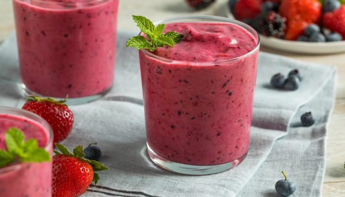 Smoothie de Frutas Vermelhas - Cozinha Mundo